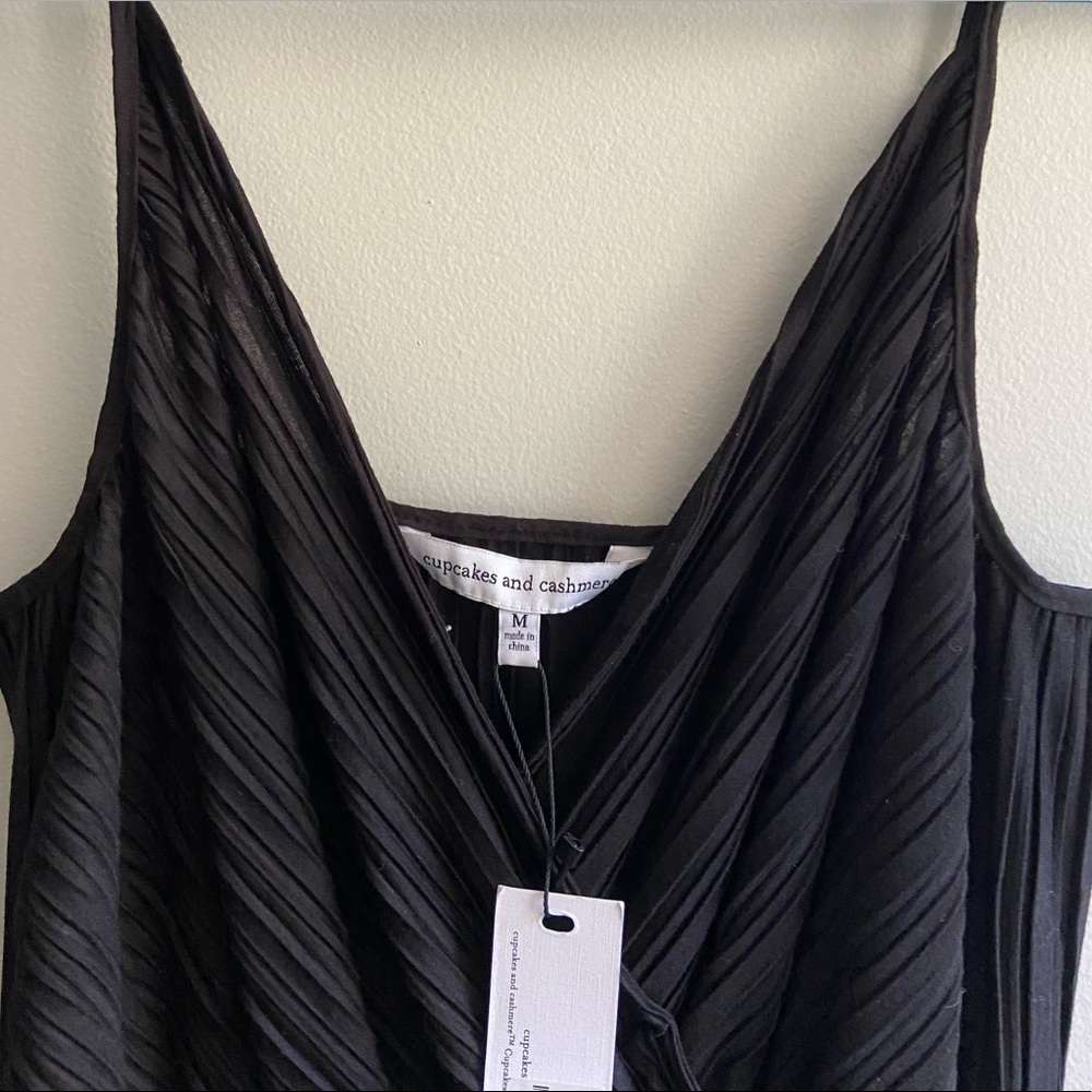 NWT Women’s Cropped Black Jumpsuit